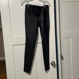 Express leather pants
